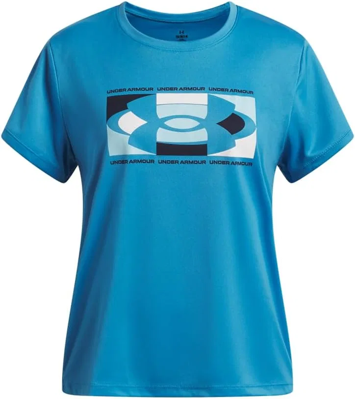 Футболка Active Ether Blue Under Armour Tech Big Logo, White