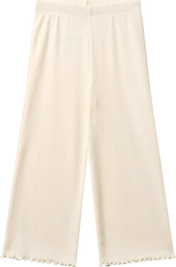 Широкие спортивные штаны в рубчик Copenhagen Colors, Cream