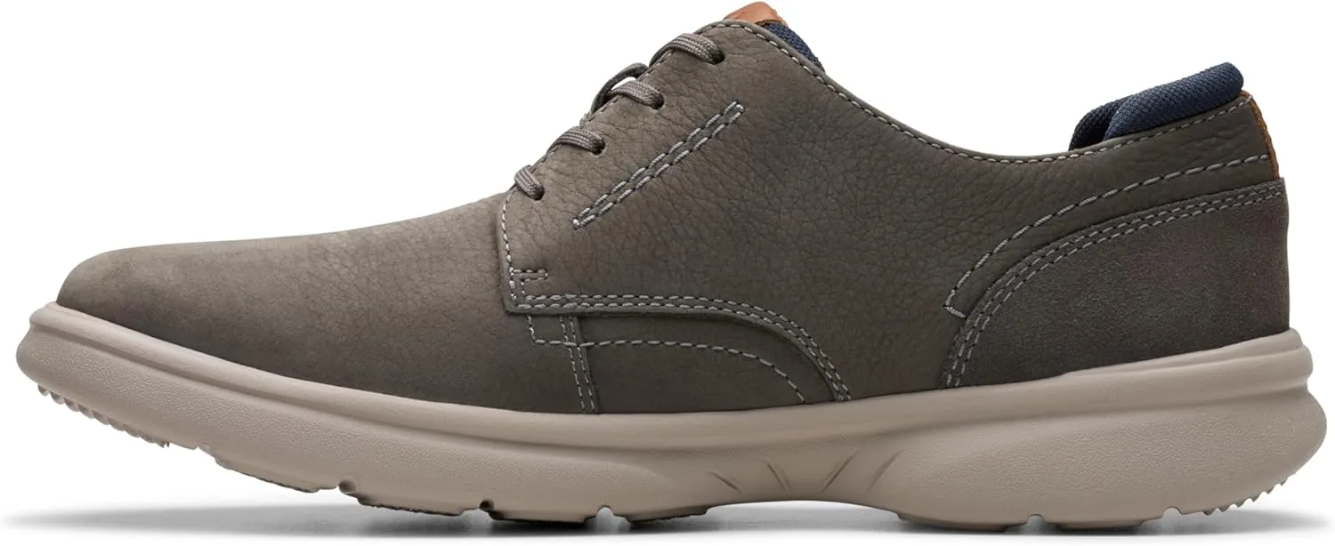 Мужские оксфорды Clarks Bradley Plain, светло-серый — фото 3