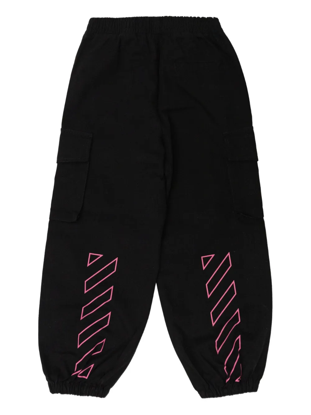 

Брюки с карманами карго OFF-WHITE KIDS, черный