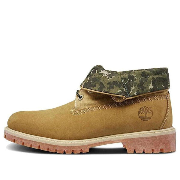 

Кроссовки roll top boots basic 'wheat green camouflage' Timberland, желтый