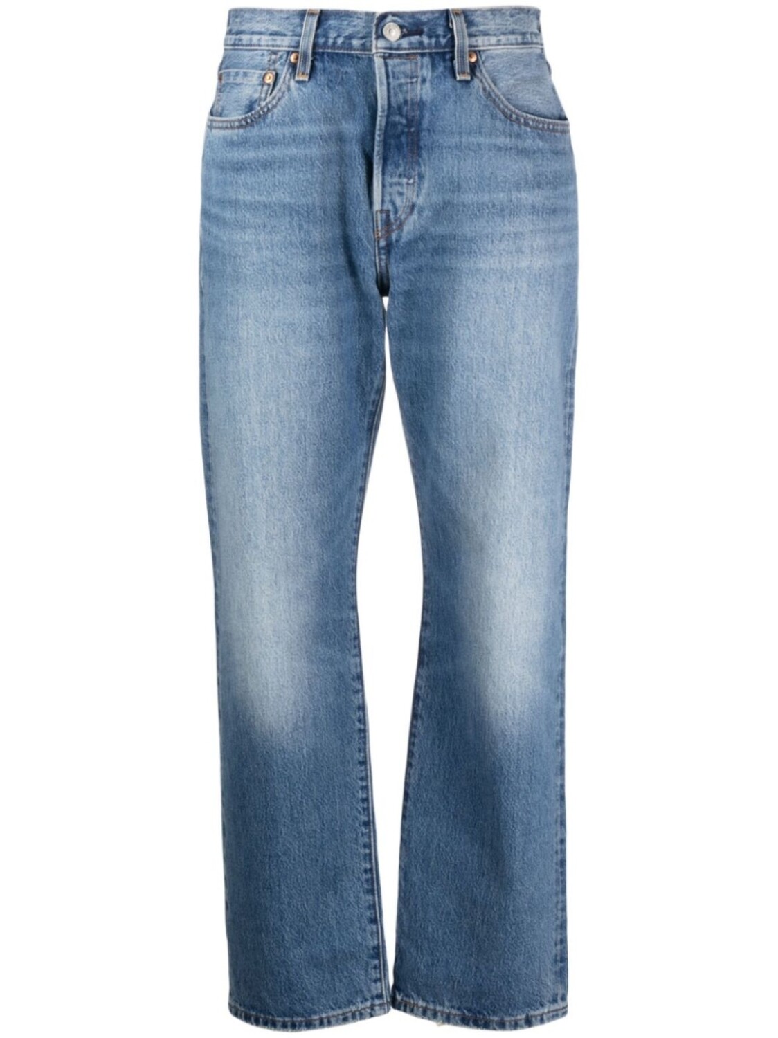 

Levi's прямые джинсы с завышенной талией, синий