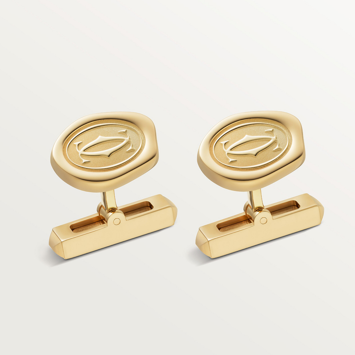 

Запонки Cartier Boutons de manchettes décor cachet de cire, золото
