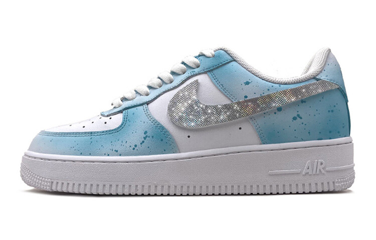 

Кроссовки для скейтбординга Air Force 1 женские с низким верхом, белые/королевские/зеленые Nike, Зеленый, Кроссовки для скейтбординга Air Force 1 женские с низким верхом, белые/королевские/зеленые Nike