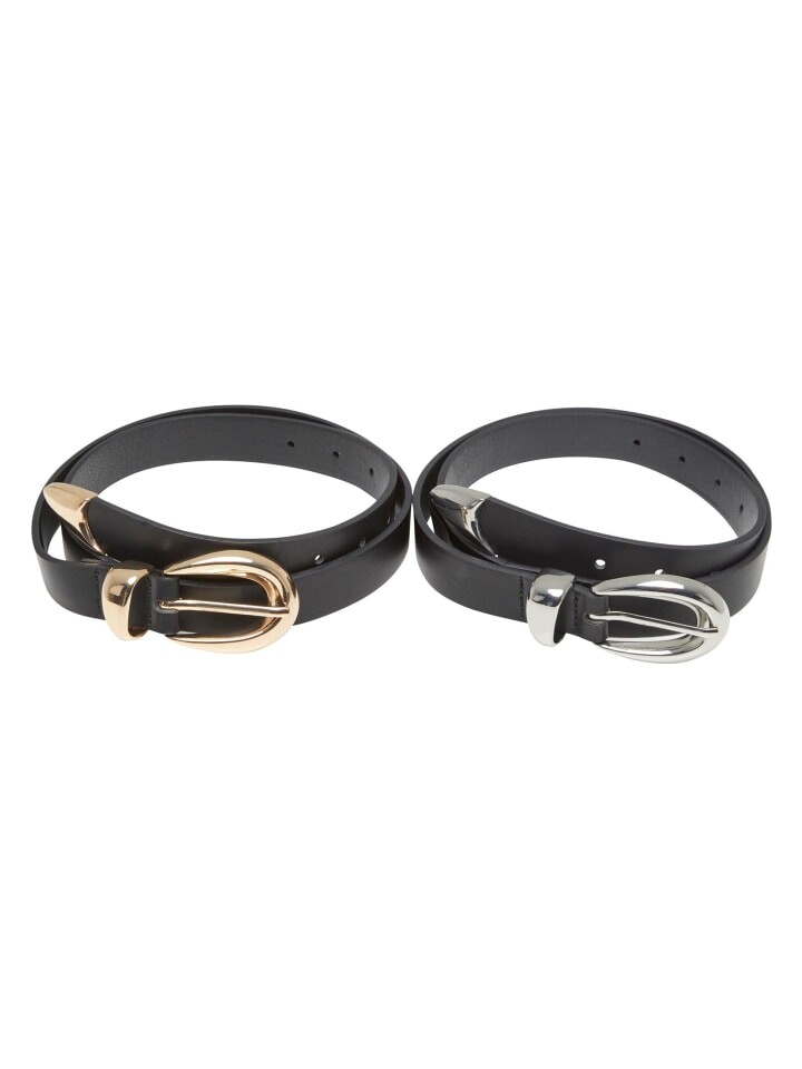 

Ремень Urban Classics Gürtel, цвет black/gold+black/silver