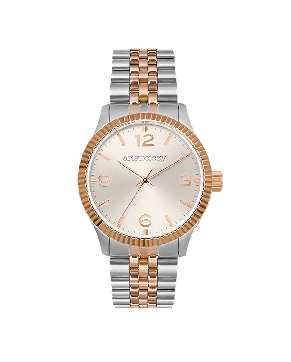

Часы St. Barth Mini Armis с двухцветным серым циферблатом Aristocrazy, серебро