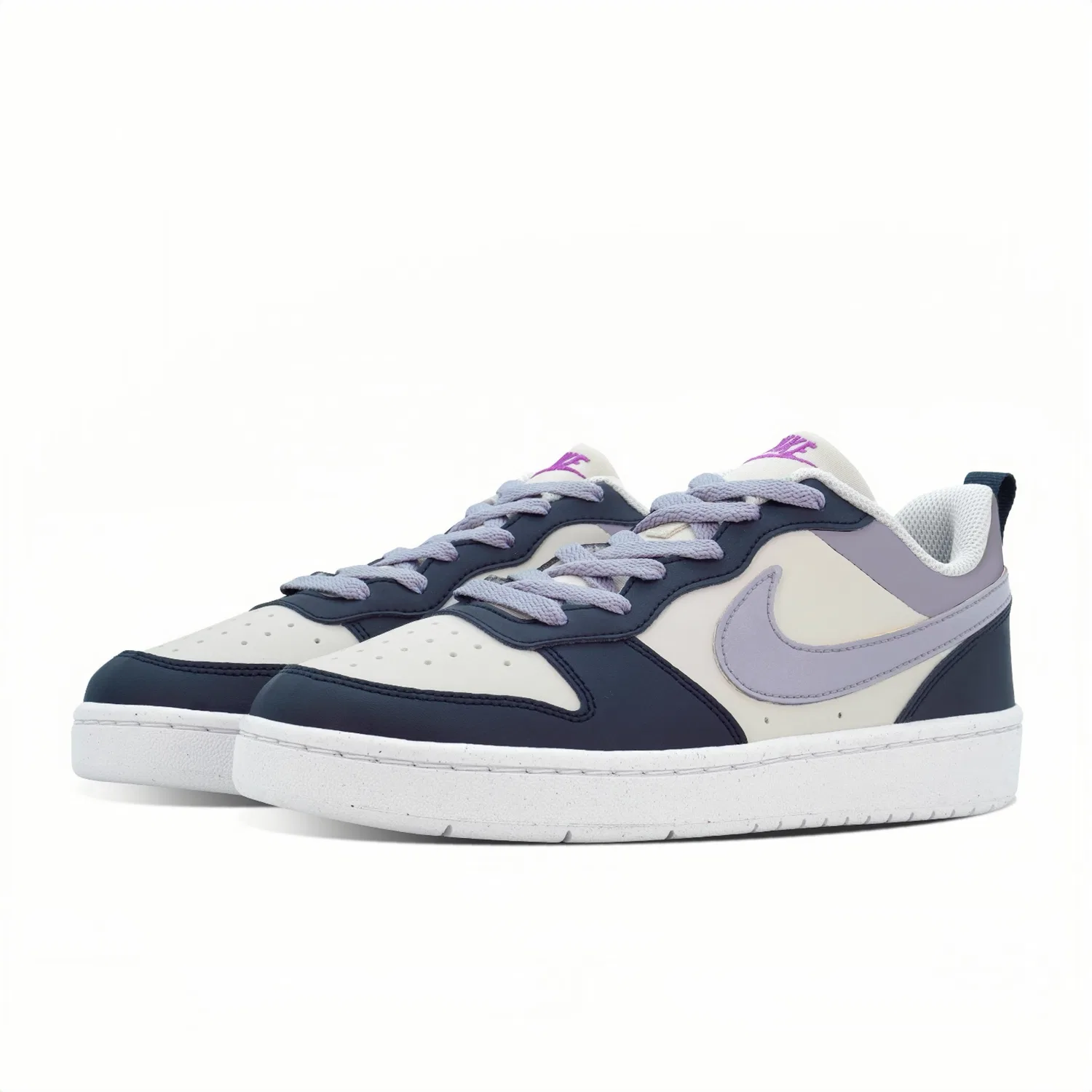 Кроссовки для скейтбординга Court Borough Kids' Grade School Nike, Light Purple — фото 4