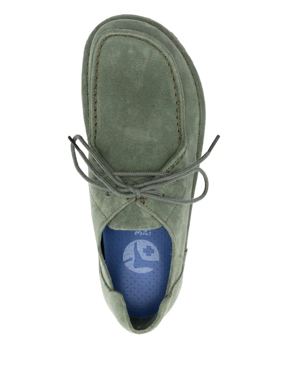 Замшевые туфли Utti на шнуровке BIRKENSTOCK, зеленый — фото 4