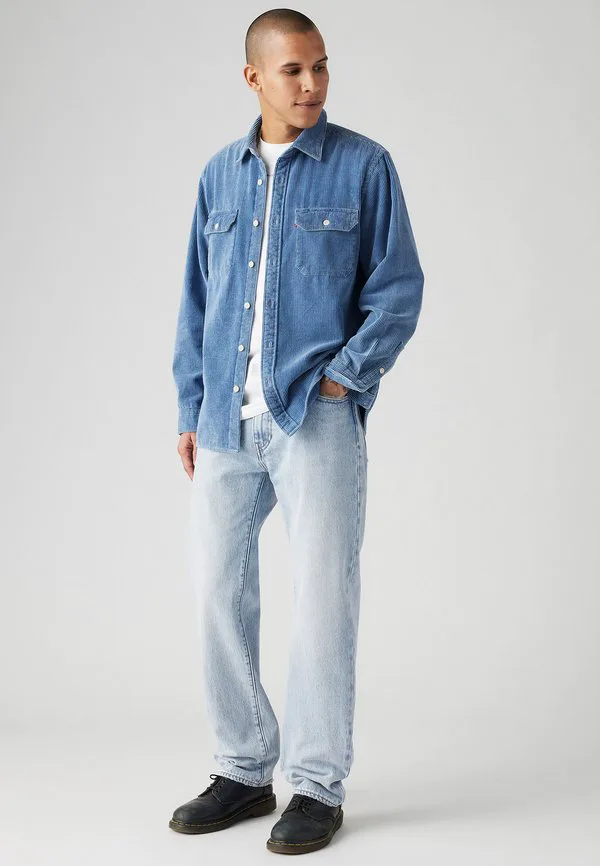 555 свободные прямые джинсы прямого кроя Levi'S, Baby Blue Essentials — фото 2