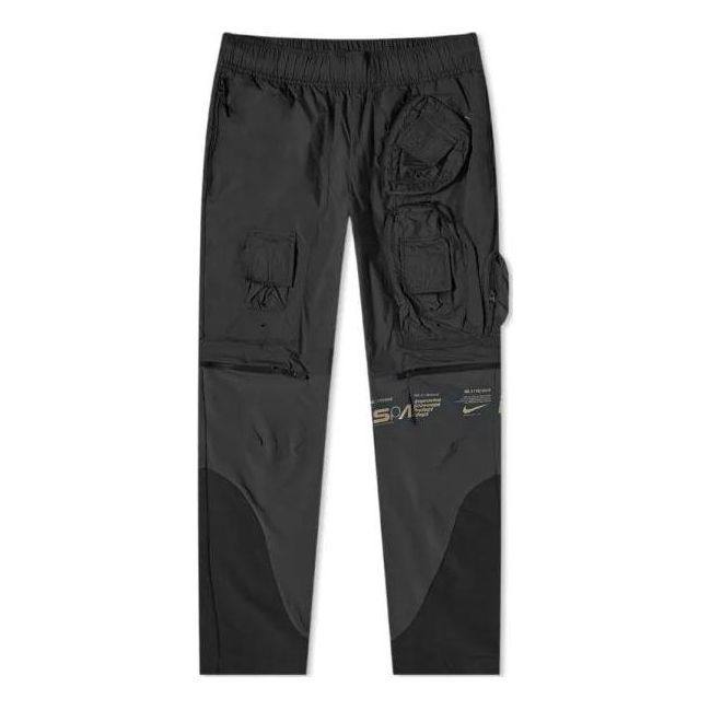

Повседневные брюки Men's Nike ISPA Series Big Pocket Zipper Detachable Pants Casual Long Pants/Trousers Black DD3796-011, черный