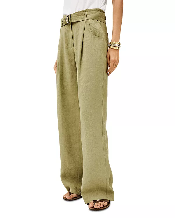 

Складчатые брюки Dola с поясом Ba&Sh, бежевый