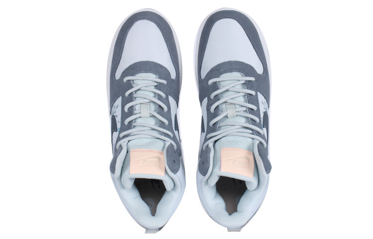 

Кроссовки Nike Court Borough Series Skateboarding Shoes Women's Mid-top Blue/grey/pink, синий