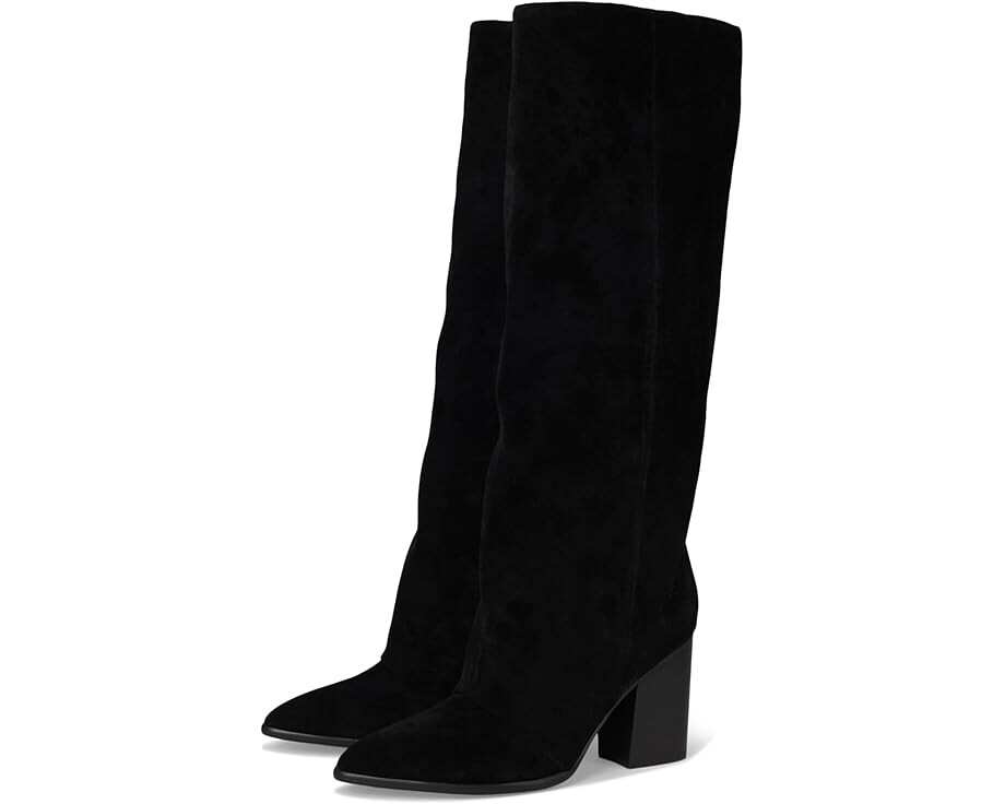 

Ботинки Nine West Chicke, черный замшевый