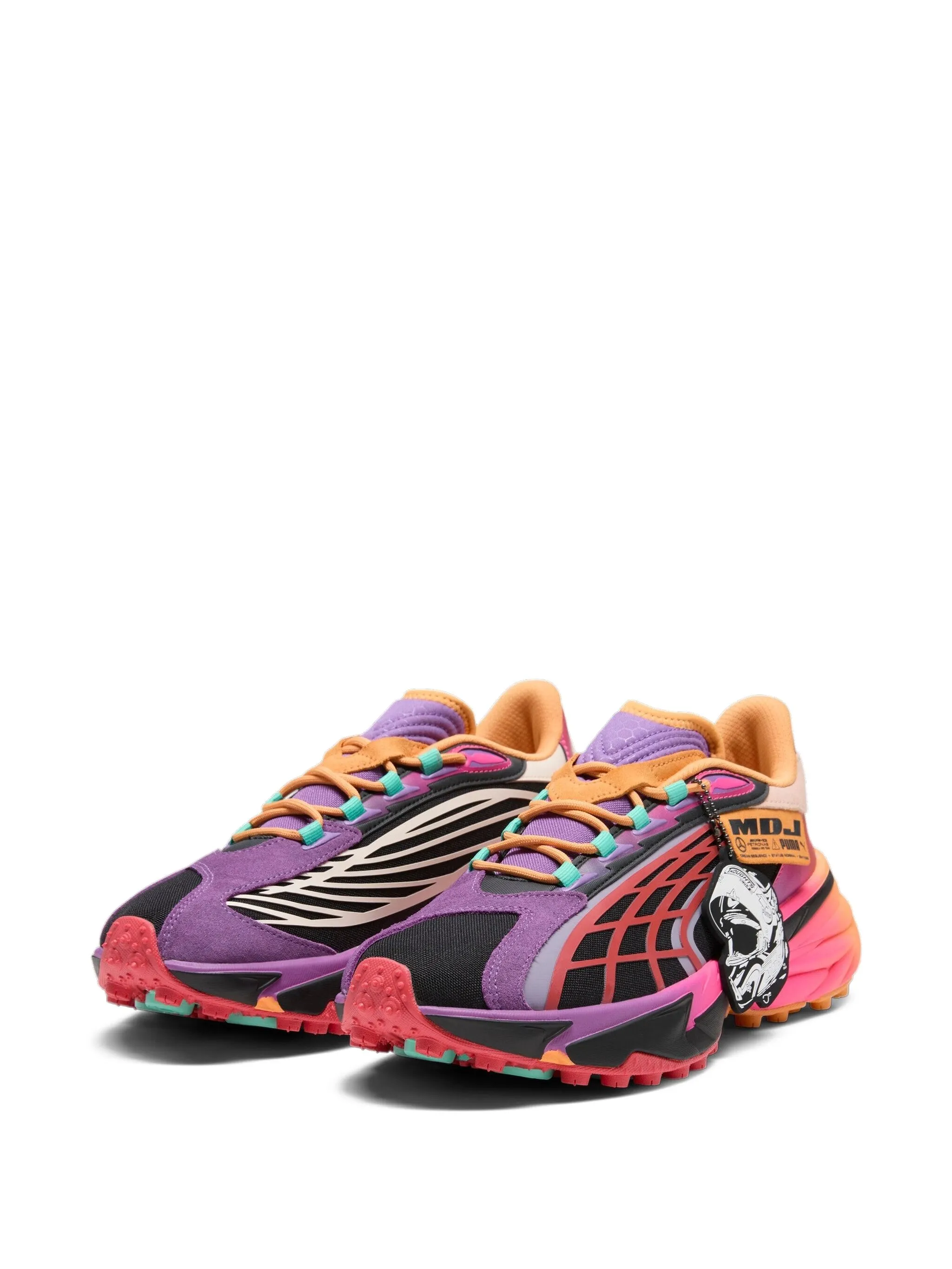 Кроссовки MAPF1 Spirex X MDJ Multi (Rainbow]) Puma, фиолетовый — фото 2