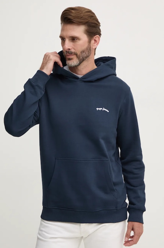 

Хлопковая толстовка SOMERTON Pepe Jeans, темно-синий