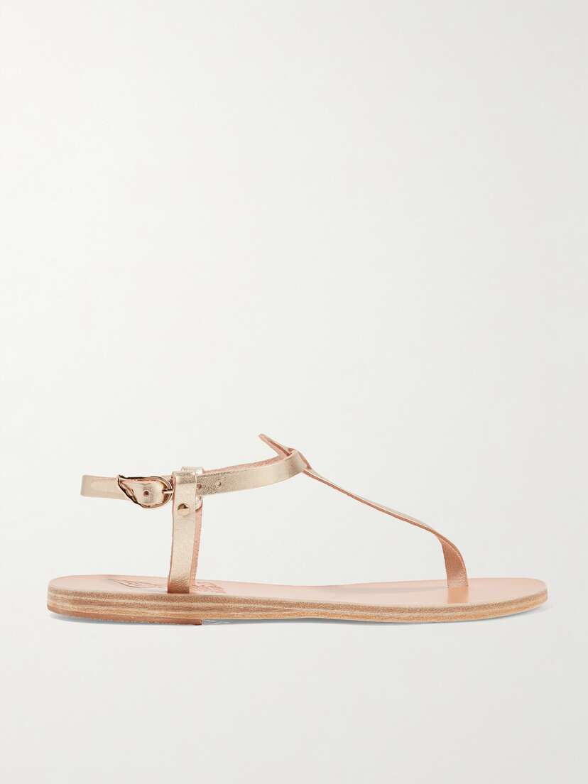 Сандалии Lito из металлизированной кожи Ancient Greek Sandals, золотой