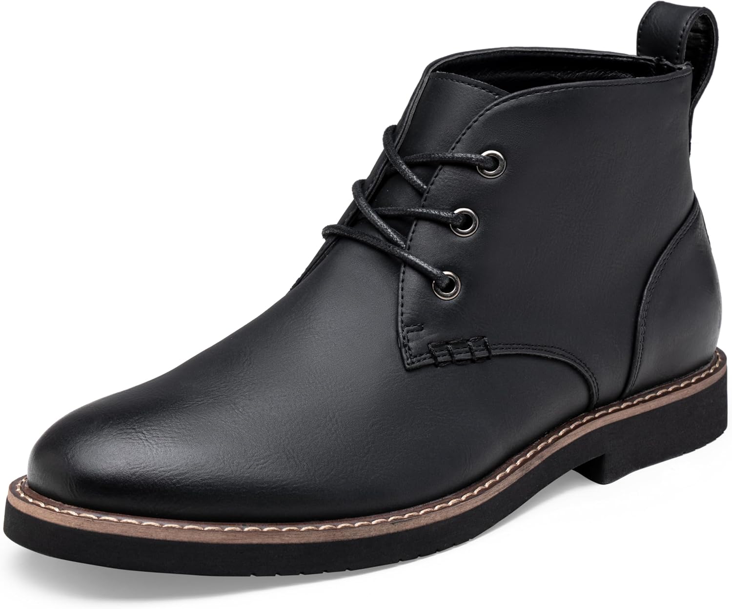 

Мужские ботинки Vostey Chukka Классические повседневные ботинки на щиколотку для мужчин, туфли на шнуровке, черный