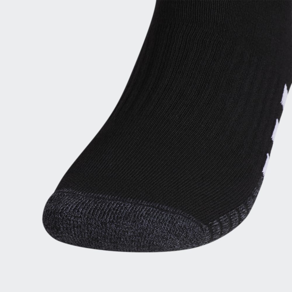 Носки Adidas Cushioned Crew Socks 3 Pairs, цвет Black/Onix/White — фото 3