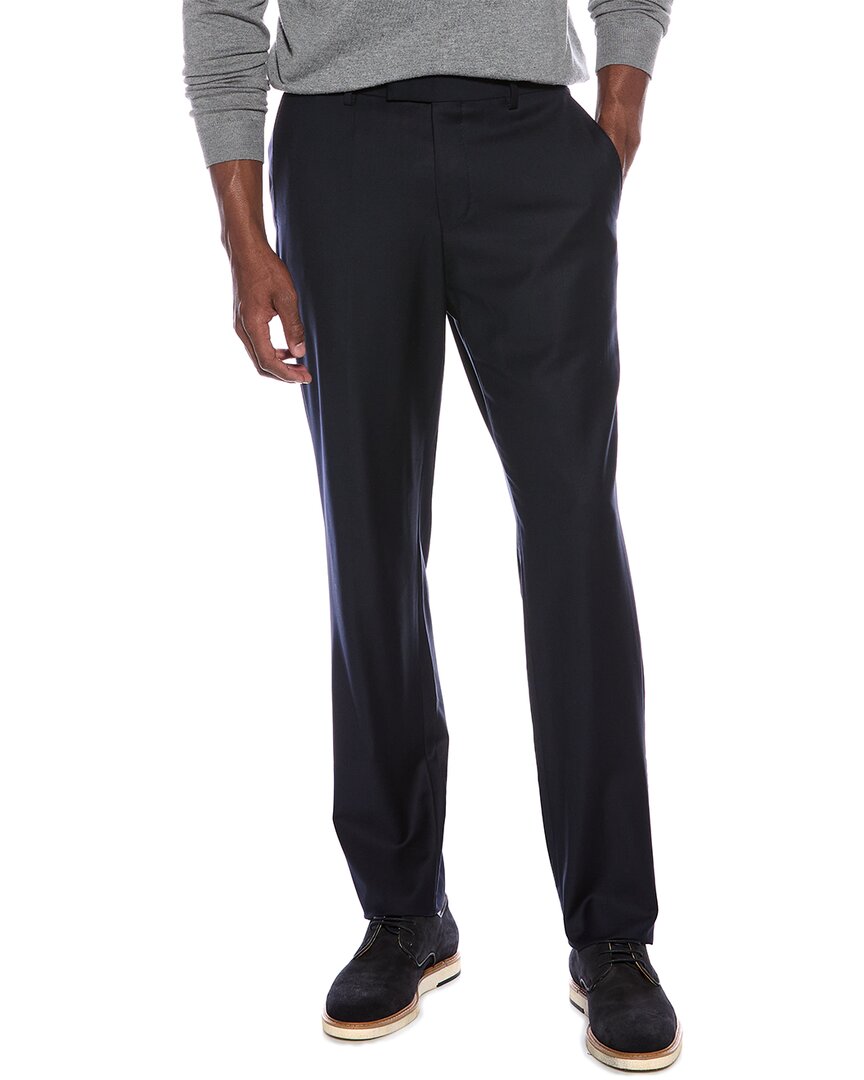 

Брюки BOSS Hugo Boss из смесовой шерсти, синий
