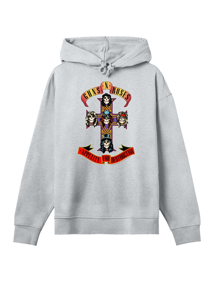 

Толстовка F4NT4STIC Guns nRoses Appetite For Destruction, mottled grey