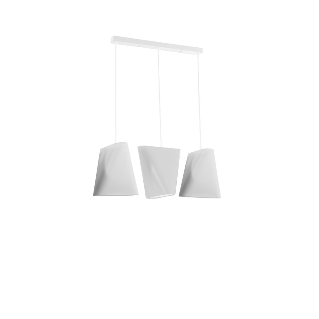 

Люстра BLUM 3 белая 3хЕ27 60Вт ткань, сталь 128х28х82см Sollux Lighting