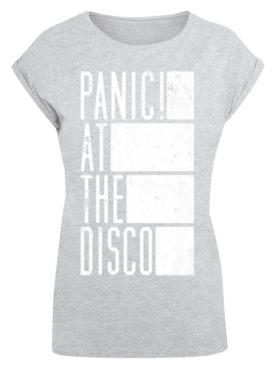 

Рубашка F4NT4STIC Panic At The Disco Block, пятнистый серый