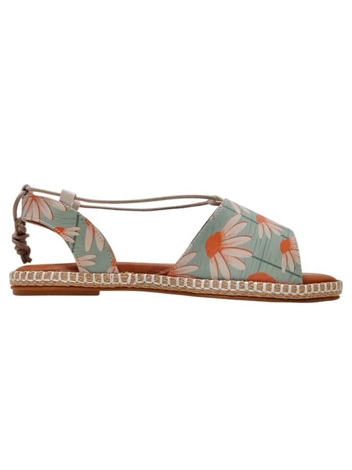 Сандалии на плоской подошве Dogo Hazel Sandalen - Smell Like Love, зеленый — фото 3