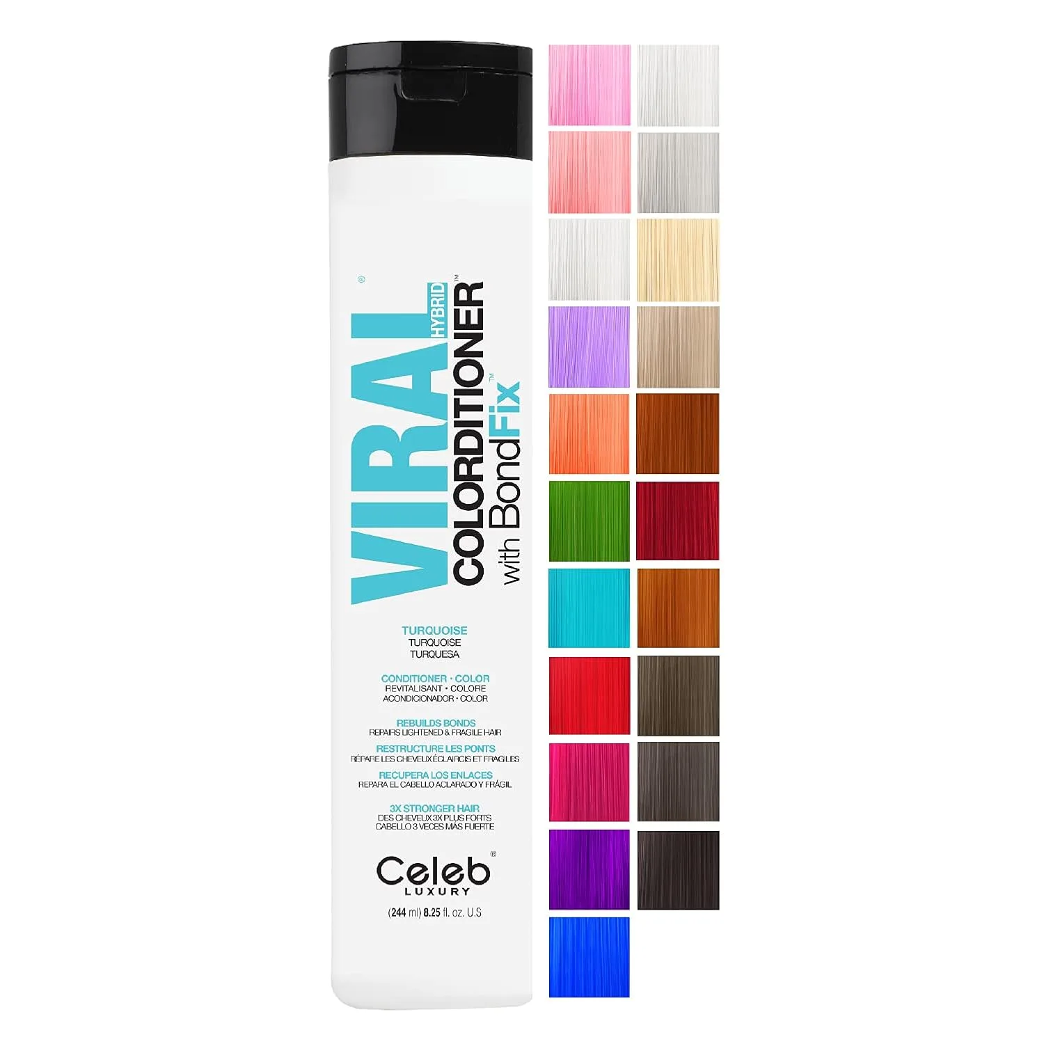 Вирусный кондиционер Celeb Luxury 244 мл (.), Turquiose