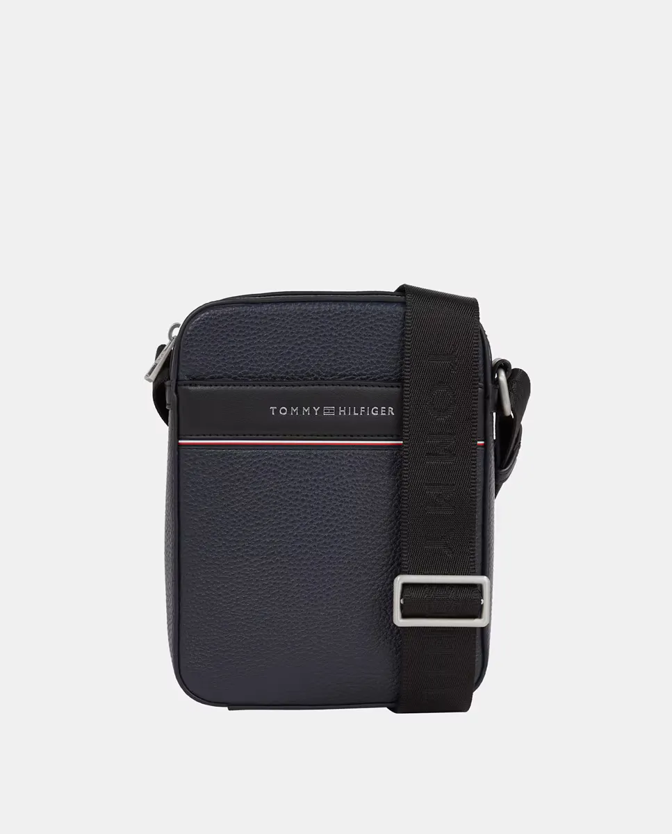 

Мужская мини-сумка через плечо с деталью Tommy Hilfiger, синий
