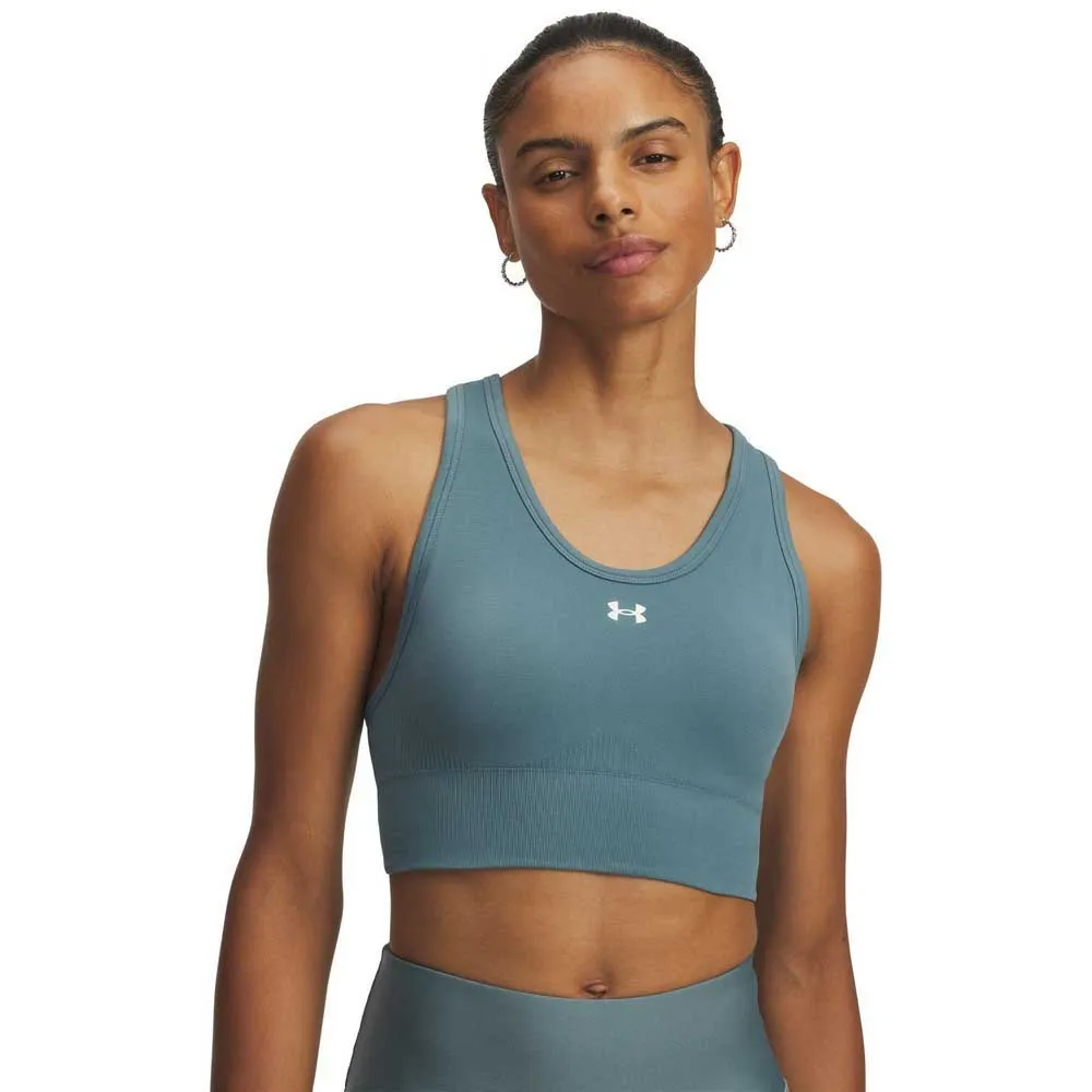 

Спортивный бюстгальтер Under Armour Vanish Seamless Medium Impact Sports Bra, синий