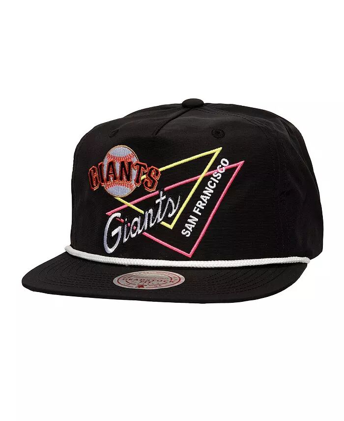 

Мужская черная регулируемая кепка San Francisco Giants Pew Pew Deadstock Mitchell & Ness