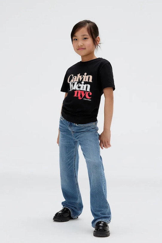 

Детские джинсы HR WIDE LEG Calvin Klein Jeans, синий