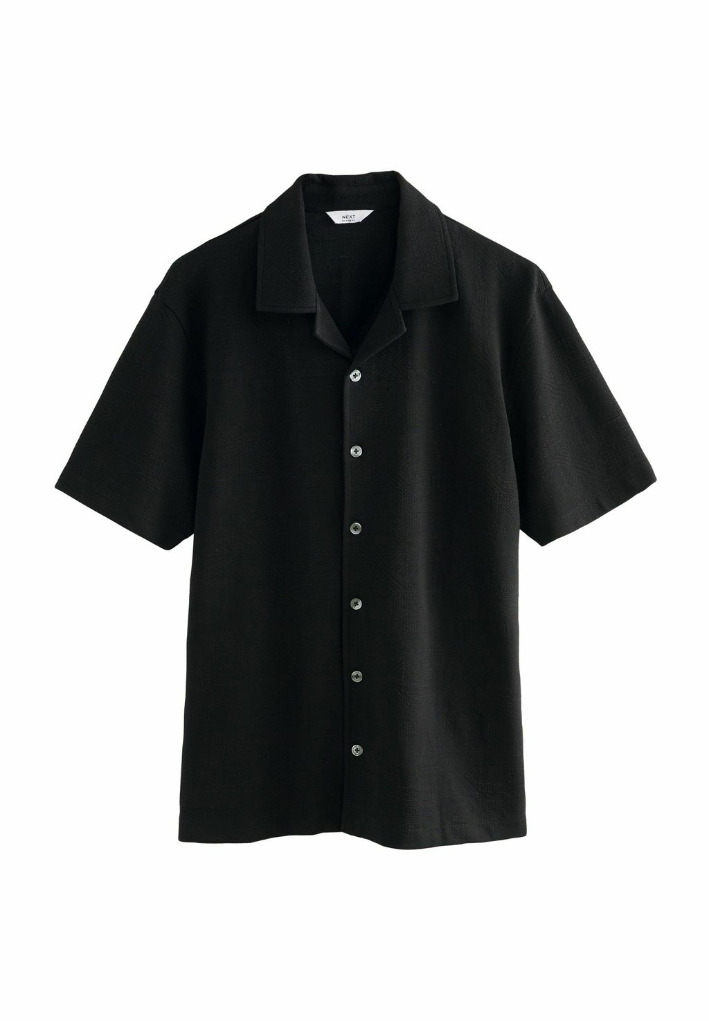 

Рубашка TEXTURED SHORT SLEEVE Next, черный