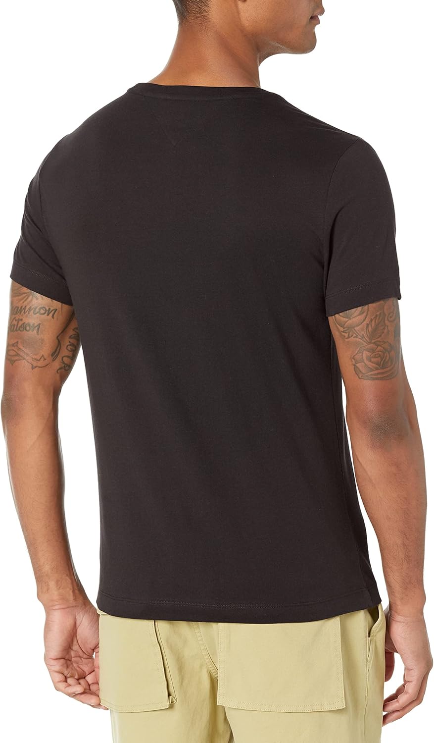 Мужская футболка с коротким рукавом и логотипом Tommy Hilfiger THD, Dark Sable — фото 2