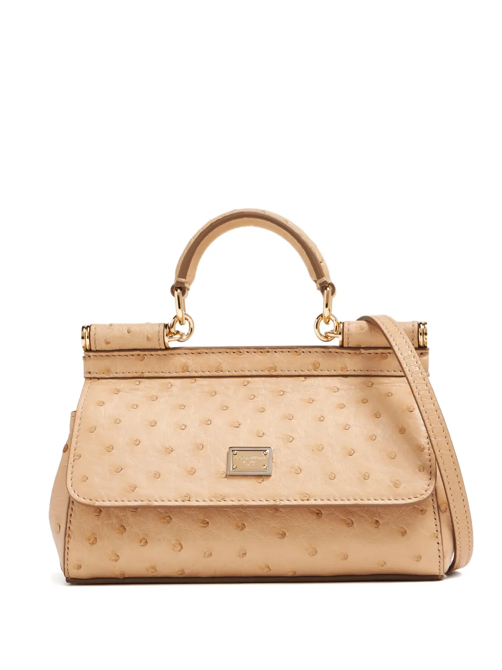 

Маленькая сумка-тоут Sicily Dolce & Gabbana, бежевый