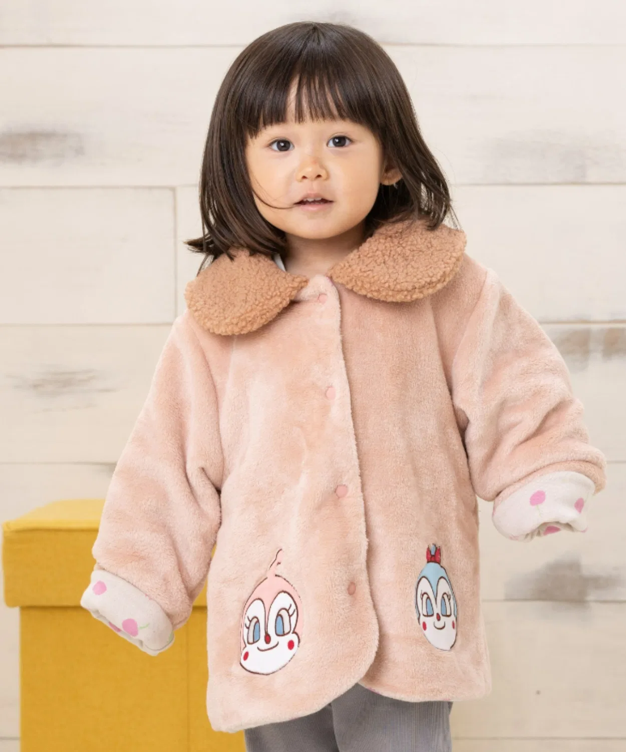 Жакет жаккардовый двусторонний Anpanman Kids Collection офф-белый — фото 3