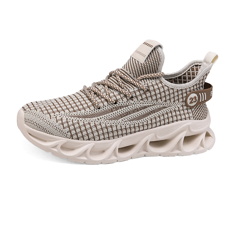 

King Jinmai Мужские низкие кеды бежевые, цвет Beige