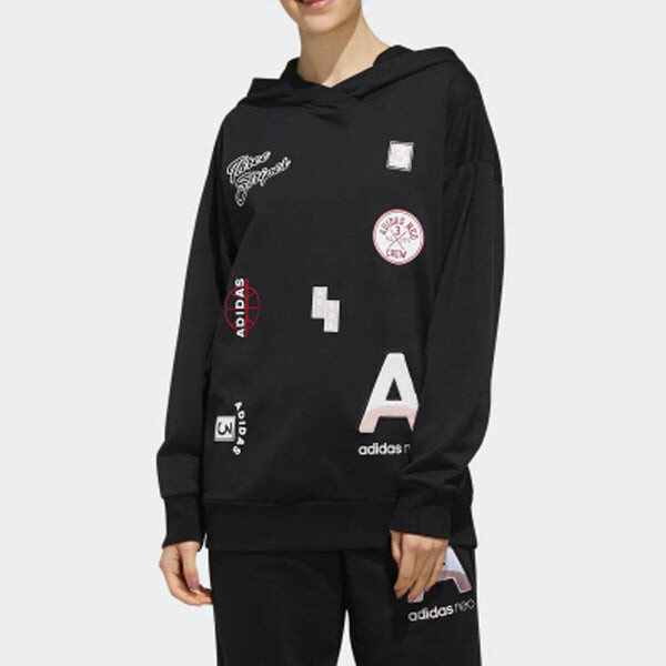 Толстовка с капюшоном neo cs sv hdy sports Adidas, черный — фото 3
