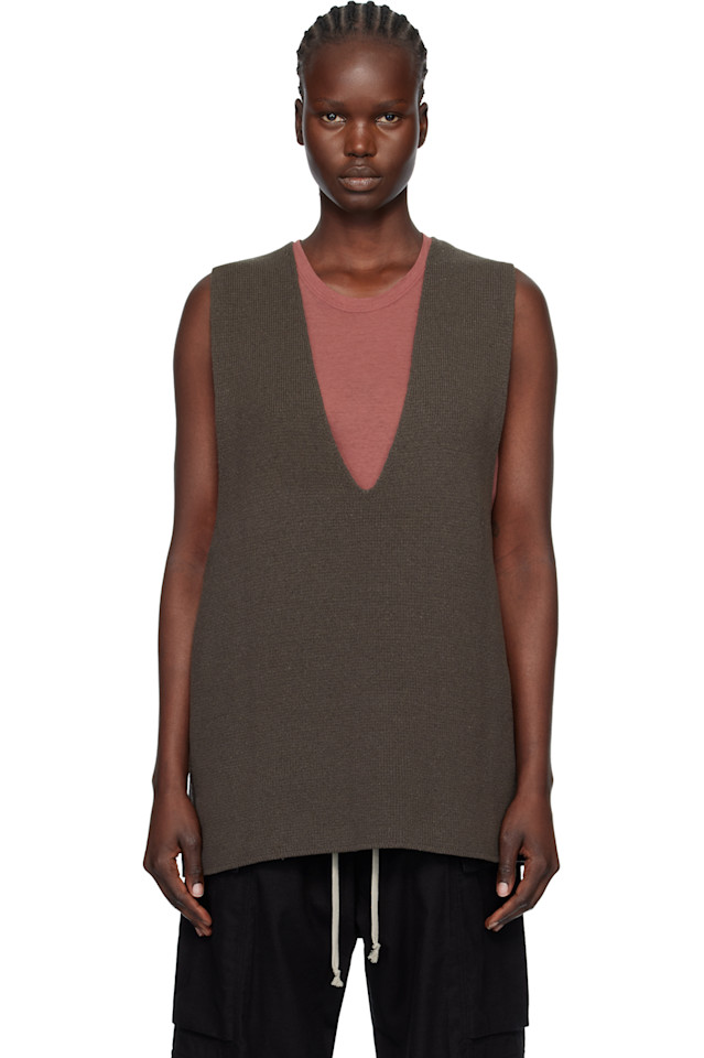 

Майка Gray Concordians V Rick Owens, Dark Dust