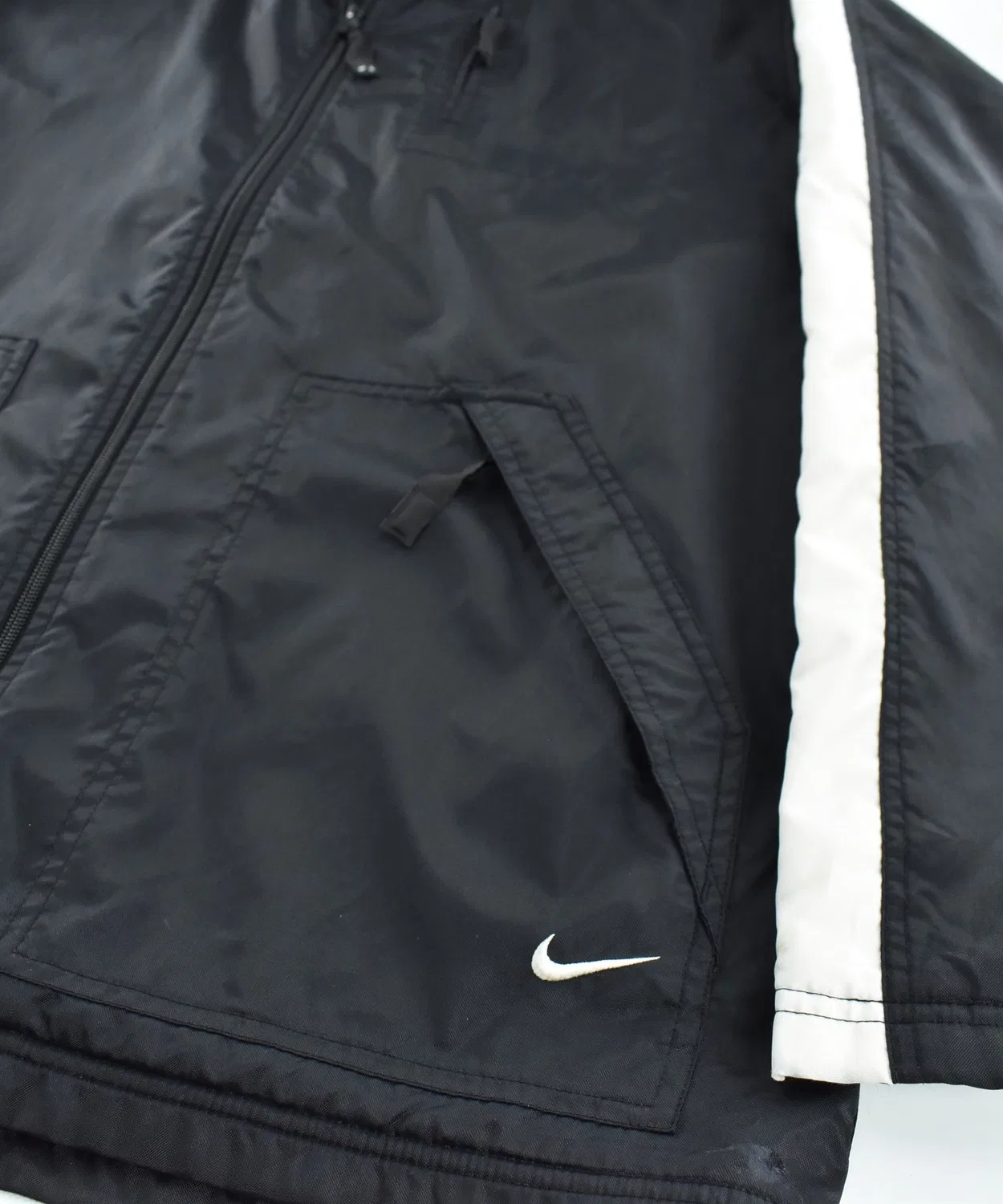 Куртка Nike Y2K нейлоновая с флисовой подкладкой, L, чёрная — фото 2