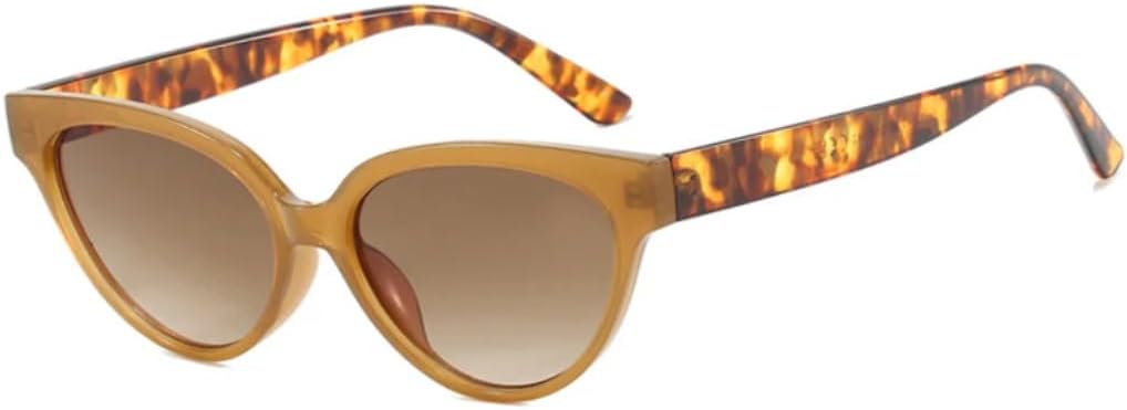 

Солнцезащитные очки с защитой UV400 | «Кошачий глаз», маленькая оправа, цветные линзы | для женщин и мужчин, для занятий спортом на открытом воздухе и вождения DSVIGF, Flower Tea