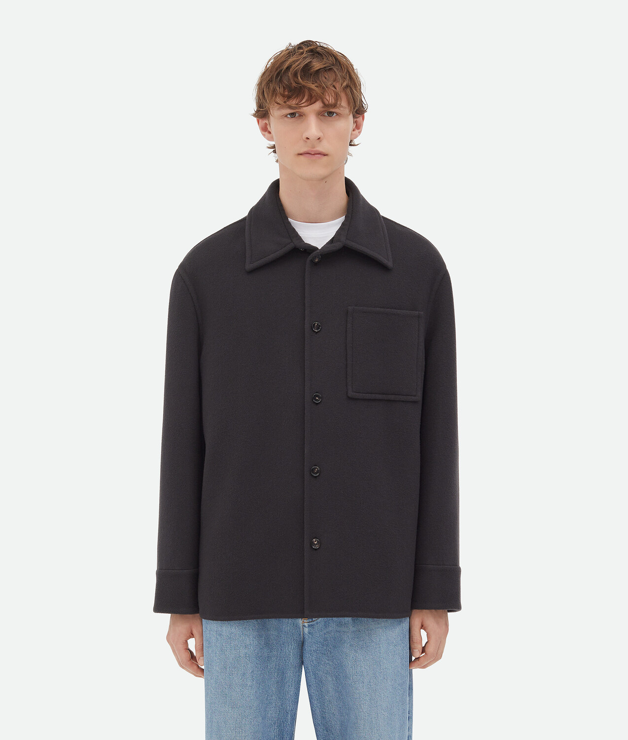 

Мягкое двойное кашемировое пальто Bottega Veneta