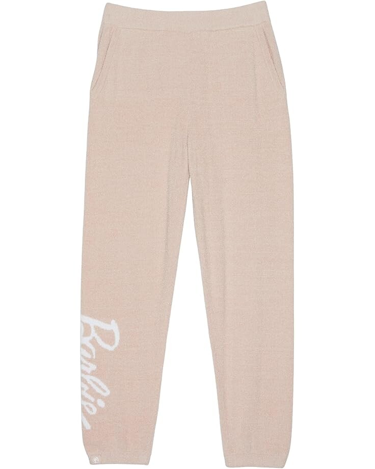 

Брюки Barefoot Dreams Kids CozyChic Ultra Lite Barbie Sweatpants, цвет Dusty Rose/White