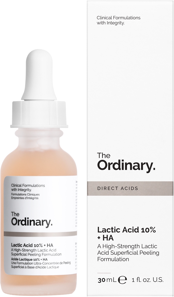 Сыворотка The Ordinary — Молочная кислота % + гиалуроновая кислота разглаживающая отшелушивающая, 30 мл — фото 4