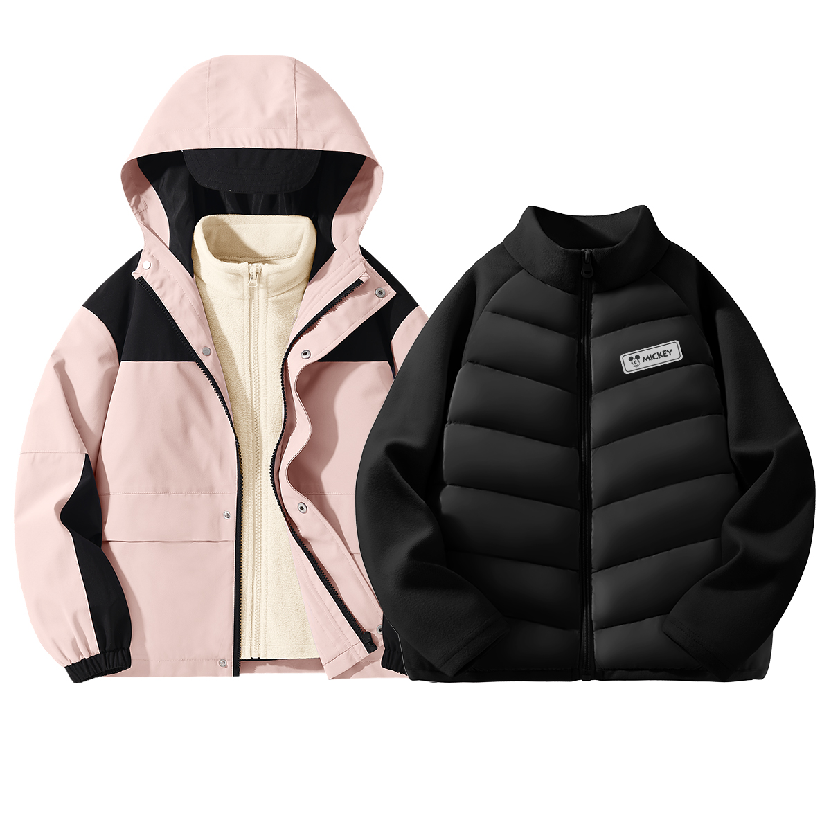 

Детская повседневная спортивная одежда Disney, розовый