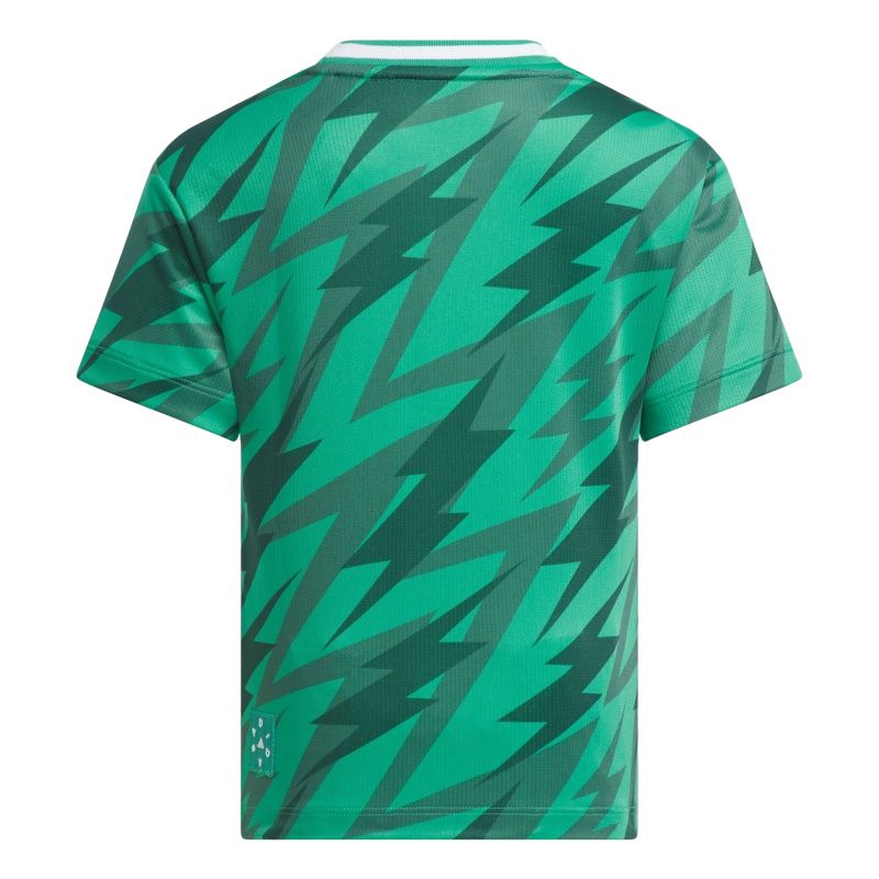 Adidas Футболка GRAPHIC SHORT SLEEVE T SHIRT Light Lawn Green для детей 3-7 лет — фото 3