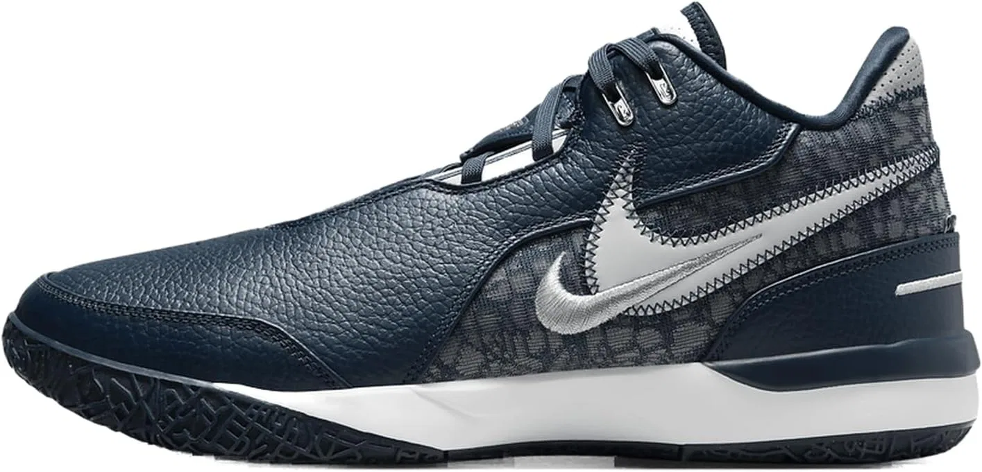 Мужские баскетбольные кроссовки Nike Zm Lebron NXXT Gen Ampd, Armory Navy Light Silver Sail