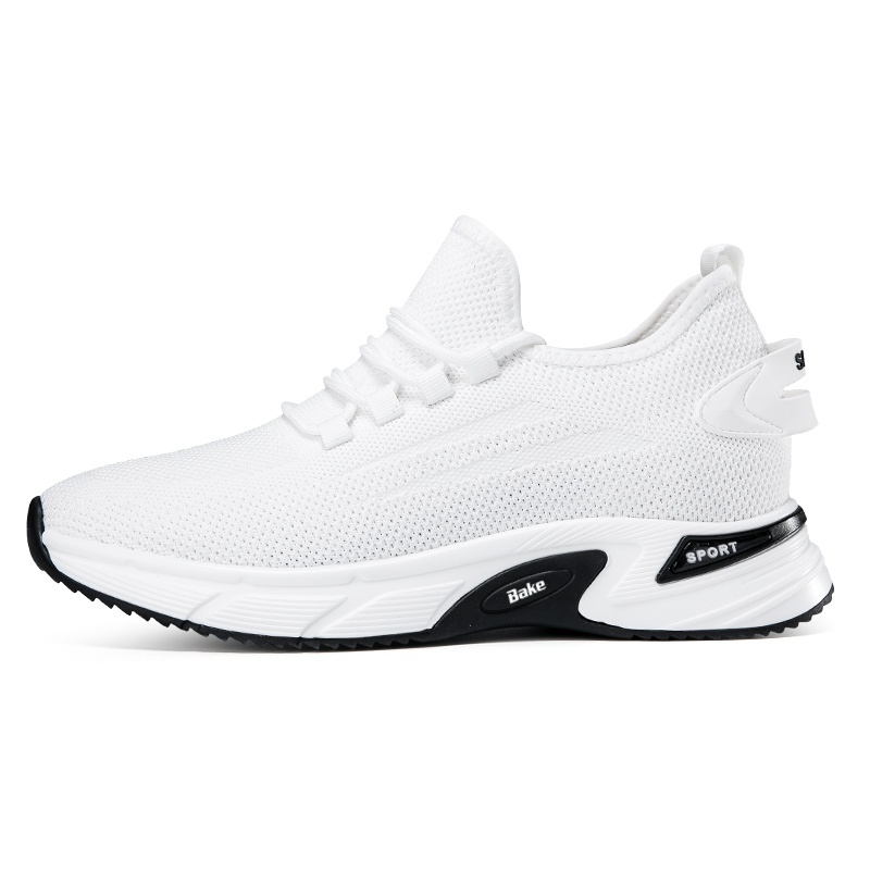 

BAKE Дышащие легкие нескользящие кеды унисекс белые, цвет White