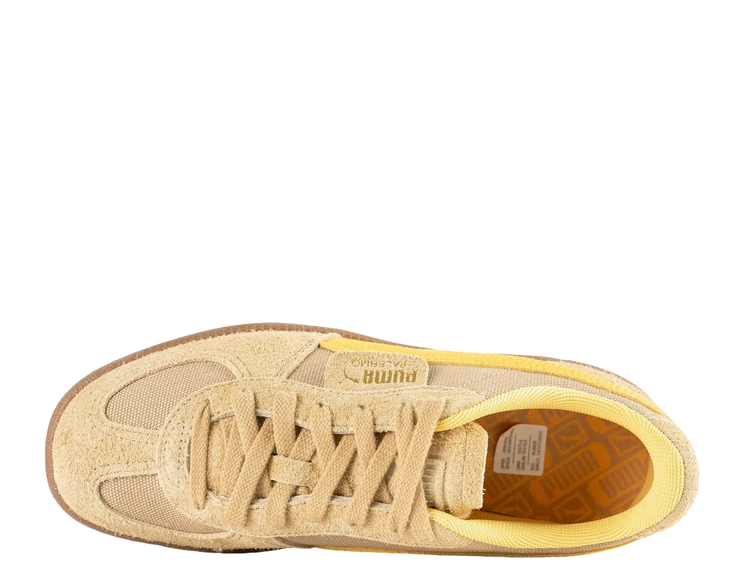 Мужские Кроссовки Puma Palermo Vintage 396841-08 Prairie Tan Flaxen Gold — фото 4