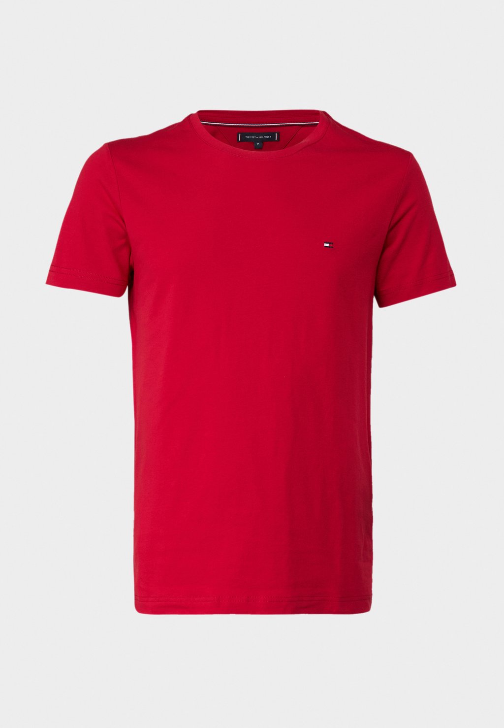 Базовая футболка STRETCH SLIM FIT TEE Tommy Hilfiger, красный — фото 3